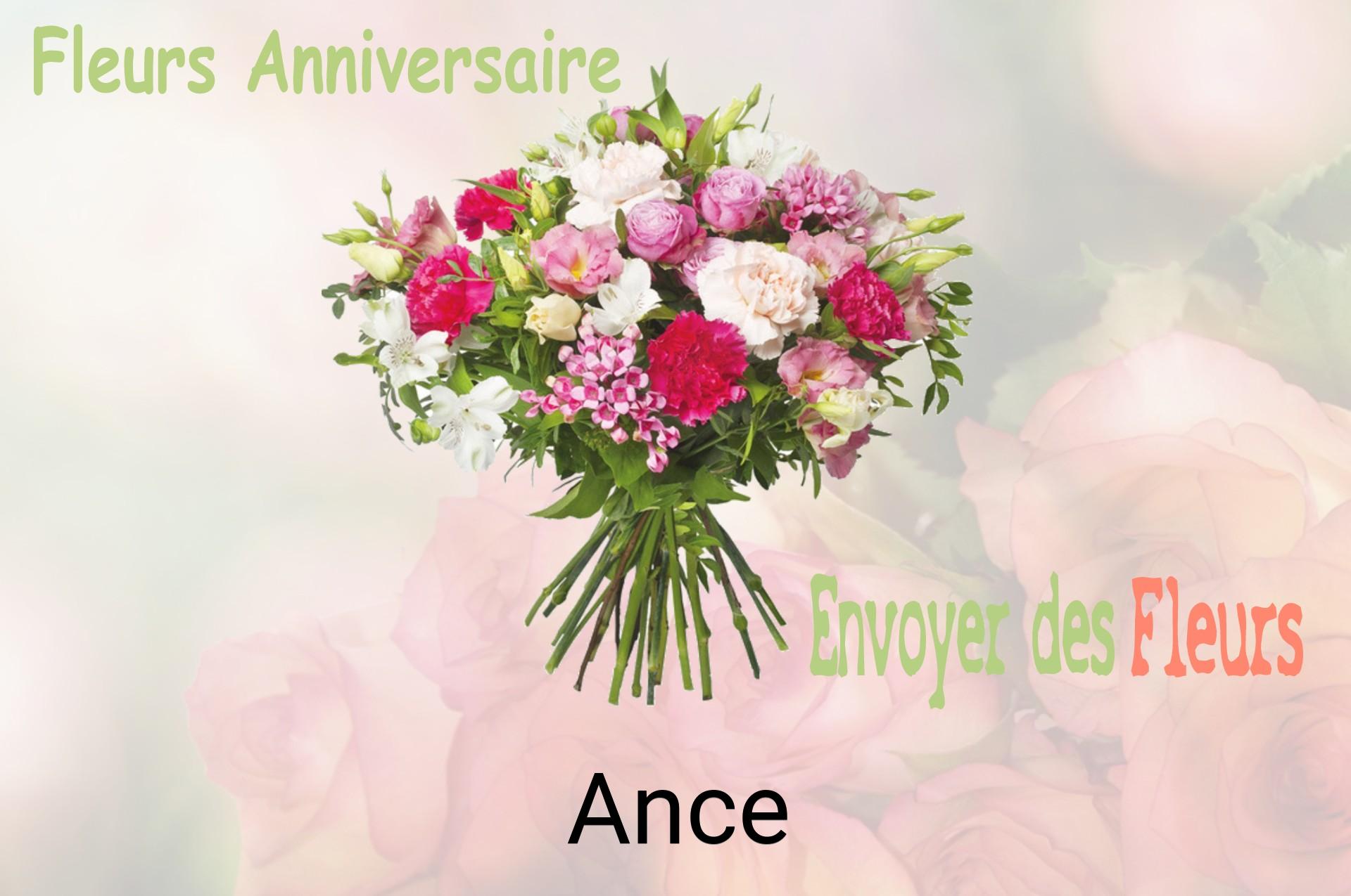 Bouquet de fleurs d’anniversaire livré à Ance